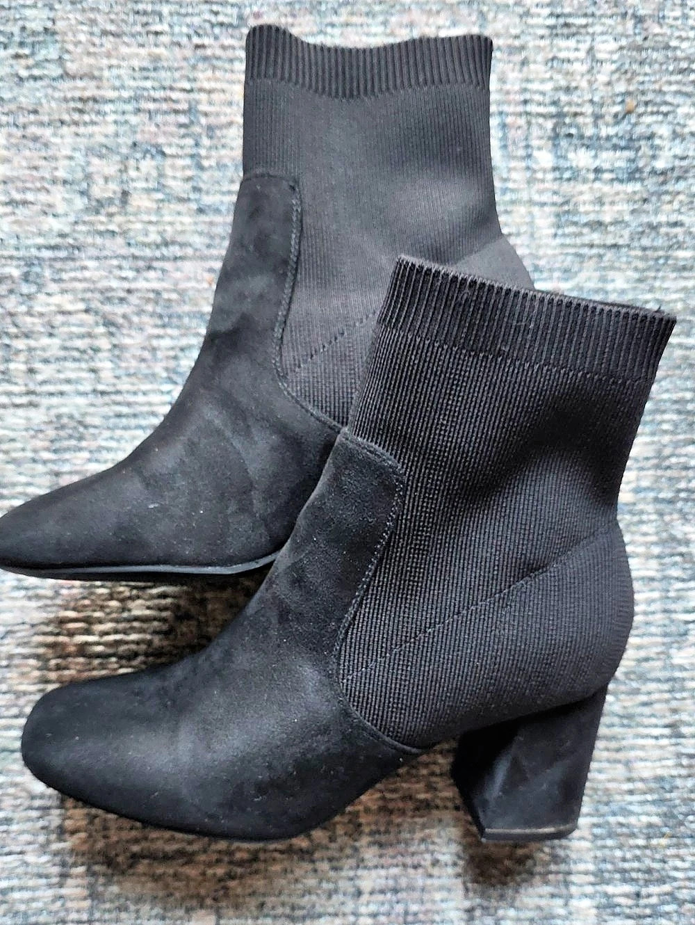 Call It Spring - KEDEN Black Heeled Ankle Boots US 7.5